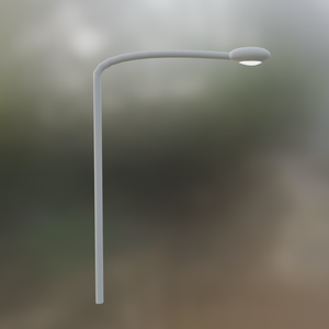 【無料】街灯（blend,fbx）
