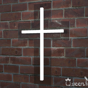 C018_Wall lamp with cross