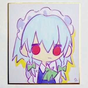 レミリア・スカーレット☆東方Project色紙直筆イラスト - ちきたま商店