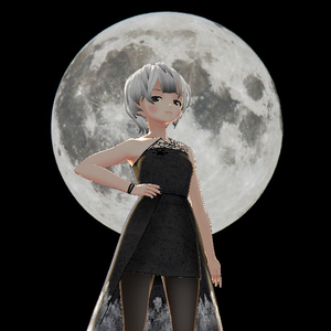 [vroid] Moonlight dress