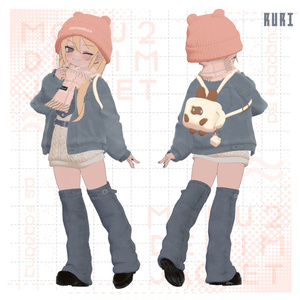 【VRC向け】MOF2 Denim Jacket【7アバター対応】 缩略图 10