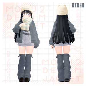 【VRC向け】MOF2 Denim Jacket【7アバター対応】 缩略图 5
