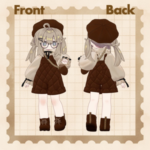 【VRC向け】Donguri Dress【まめふれんず対応】 缩略图 5