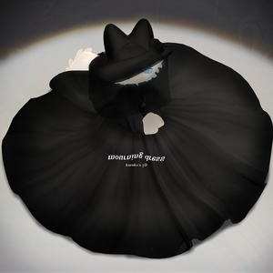 【VRChat向け】mourning dress【フィニシフ対応】