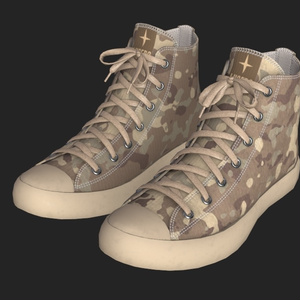 【VRChat対応/セール中〜8/31】Lucero Canvas High-Cut Sneakers / ハイカットスニーカー 缩略图 10