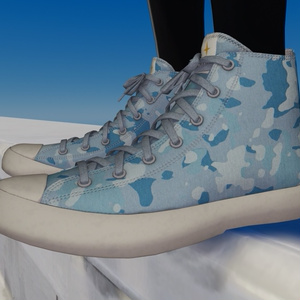 【VRChat対応/セール中〜8/31】Lucero Canvas High-Cut Sneakers / ハイカットスニーカー 缩略图 4