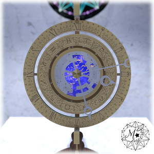 【VRChat想定】Astro Clock（天球儀風置時計）【Udon】 缩略图 2