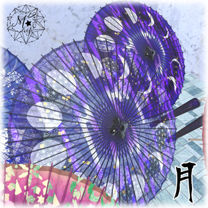 【VRChat想定】螺鈿の和傘【小道具】 缩略图 7