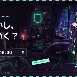 【配信画面】NEKOMATA｜猫耳ゲーマーの秘密基地【OBS対応・無料シミュレーター連携】
