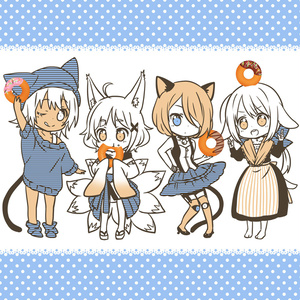 【goods】けもみみキャラトートバッグ