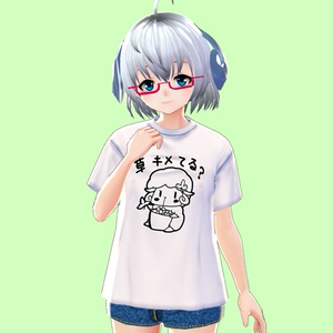 【VRoid用】「草キメてる？」TシャツVRoidStudio用テクスチャ