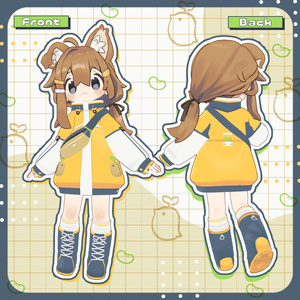 【まめふれ対応】 ひよこ豆パーカー/ HiyokoParker【Mamehinata/Kipfel】 缩略图 2