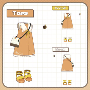 【まめふれ対応】小麦ワンピース / KomugiOnepiece【Mamehinata/Kipfel】 缩略图 3