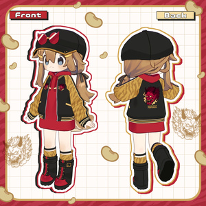 【まめふれ対応】 豆まきスカジャン/ MamemakiJumper【Mamehinata/Kipfel】 缩略图 2