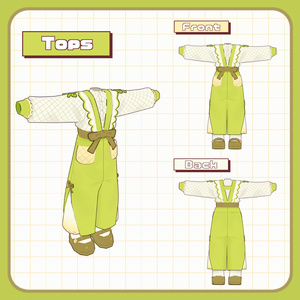 【まめふれ対応】メロンパンサロペット/ MelonPanSalopette【Mamehinata/Kipfel】 缩略图 3