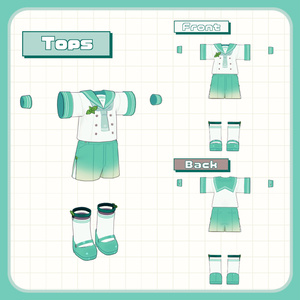 【まめふれ対応】ミントセーラー/MintSailor 【Mamehinata/Kipfel】 缩略图 3