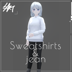 【Grus,Cygnet用】Sweatshirt&jean