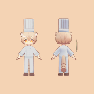 【魔法使いの弟子ウィズ用衣装】シェフ服Ⅰ Chef uniformⅠ 缩略图 2
