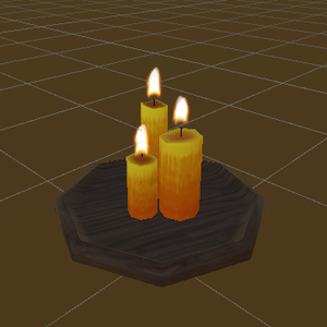 Candles - Game Ready - VRChat Ready - Unity Ready