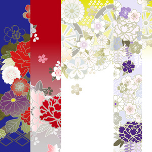 Freebies For Drawing Materials Japanese Pattern フリー素材 浴衣柄 パターン４種 Pixiv