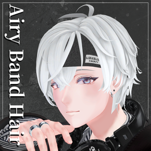 【10アバター対応】Airy Band Hair