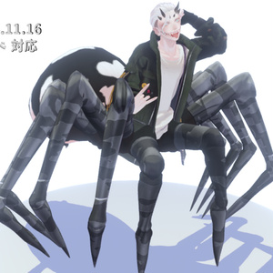 MA対応「アラクネパーツ」VRChat対応衣装3Dモデル 缩略图 9