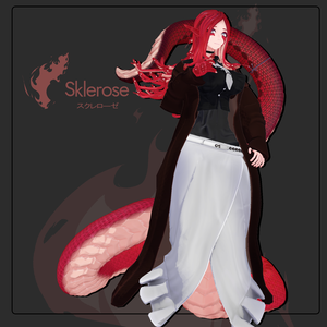 「メデューサのスクレローゼ」ラミア型オリジナル3Dモデル for VRChat