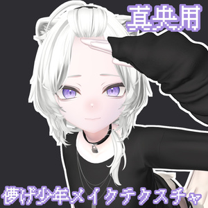 真央┃儚げ少年メイクテクスチャ