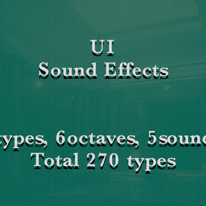 【効果音】UI操作時向け【270種類】