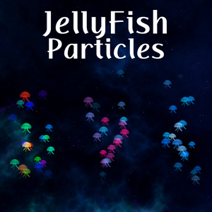 JellyFishParticles（クラゲのパーティクル）3色＜Particle System(Shuriken)＞