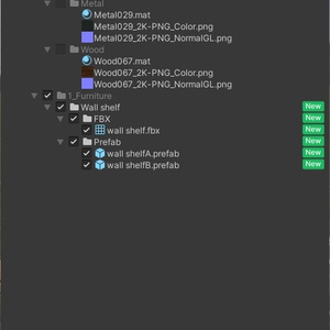 ＜One-Room＞カスタムOK！マテリアル自由！ワンルームに ありそうな家具 その2（Blender/FBXデータ付あり） 缩略图 14