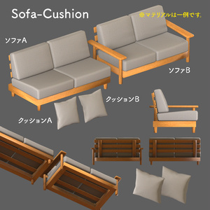 ＜One-Room＞カスタムOK！マテリアル自由！ワンルームに ありそうな家具 その2（Blender/FBXデータ付あり） 缩略图 2