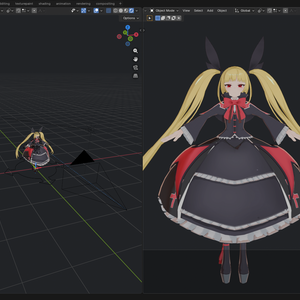 レイチェル=アルカード  Blenderファイル