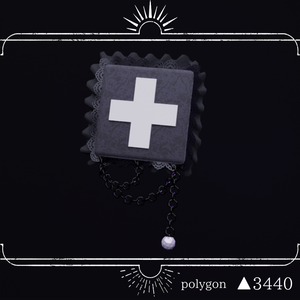 【VRChat想定】黒の眼帯-Black eyepatch-