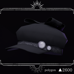 【VRChat想定】リボンキャスケット-Ribbon casket-【色違い5種セット】