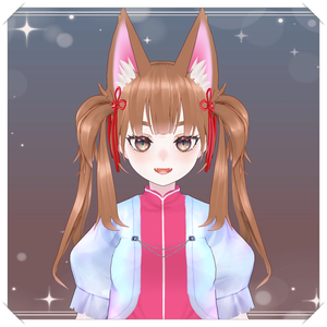 【限定1点】【3D model adopt & copyright transfer】きつねみみツインテ娘【販売終了】