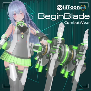 【VRChat向け衣装モデル】『BeginBlade』For:桔梗 Kikyo【専用】