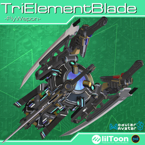 [Original 3D Model] TriElementalBlade [Weapon]