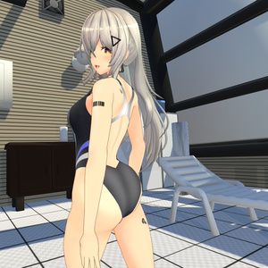 【フェイリアさん用衣装】競泳水着 缩略图 2