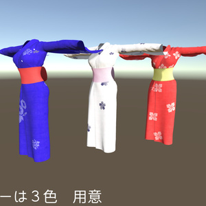【フェイリアさん用衣装】浴衣 缩略图 3