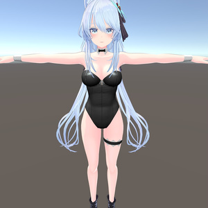 【狐薄ちゃん用衣装】レザーバニーガール 缩略图 8