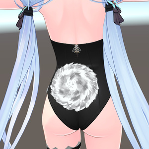 【狐薄ちゃん用衣装】レザーバニーガール 缩略图 7
