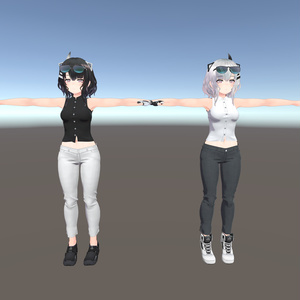 【Leeme -リーメ- & Reeva -リーバ-用衣装】パンツコーデ 缩略图 7