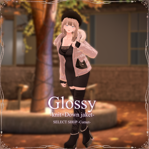 『 Glossy-knit×Down jaket- 』 SELECT SHOP-Cornet-　#グロッシー #セレコル