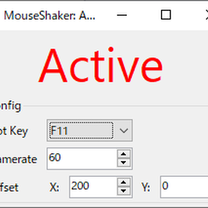 MouseShaker（マウス振動ツール）