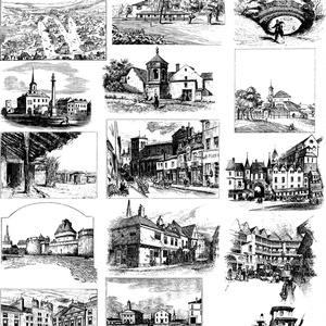 中世風素材「町」20種類その5