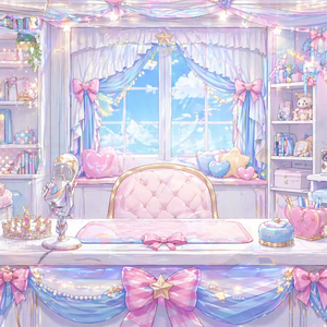 VTuber向けお部屋素材制作｜配信背景や世界観部屋を作成します
