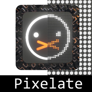 [Free/無料]Pixelate & Streamer picture frame