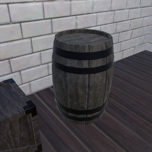 樽と木箱のセット【Barrel and Wooden Box】 缩略图 3