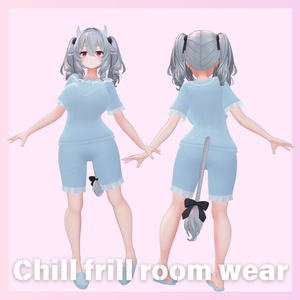 【ミルティナ/マヌカ対応】まったりお泊りルームウェア『Chill frill room wear』 缩略图 6